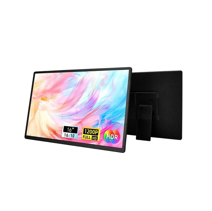 V2COM N3 Pro 16" 2.5K QHD IPS Portable Monitor, USB-C External Display